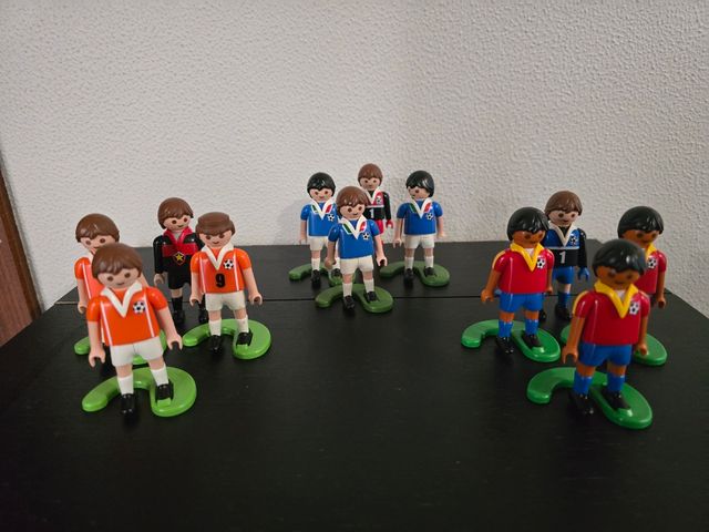 Playmobil Futbolistas España, Holanda, Italia