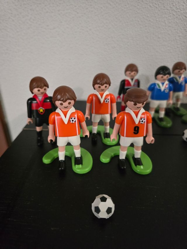 Playmobil Futbolistas España, Holanda, Italia