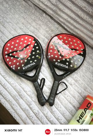 2 Raquetas de Pádel Artengo y Kuikma