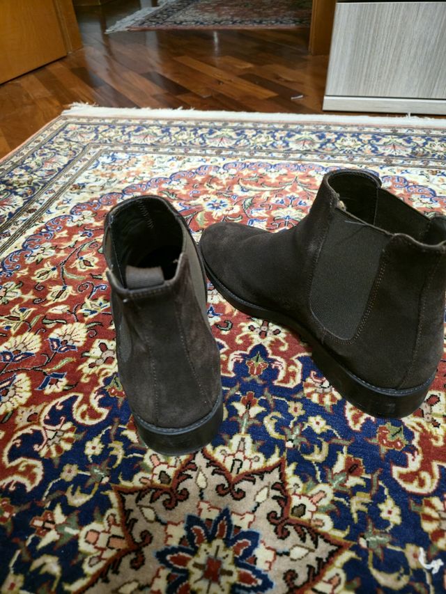 Stivaletti Zara Uomo Marrone Scuro