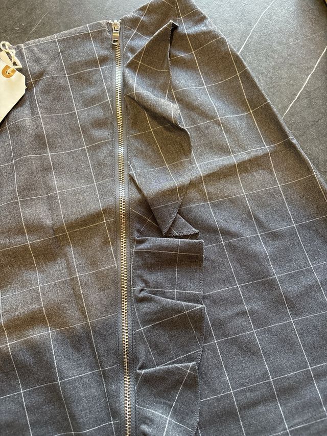 Saia xadrez cinzenta Springfield