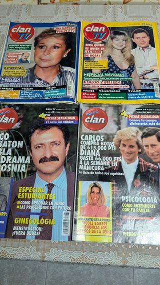 370 revistas Clan TV (1987 - 1995)