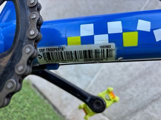 Bicicleta infantil azul B-TWIN