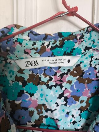 Mono Zara floral talla M