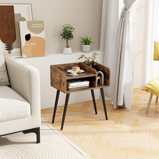 Comodino 50 x 32 x 58cm, Tavolino Moderno con Mens