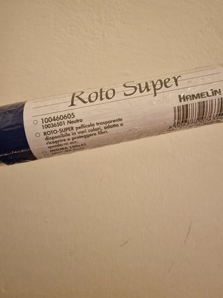 LAST PRICE Rotolo pellicola trasparente per libri