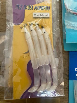 29 Cucharillas y Vinilos Pesca Mar