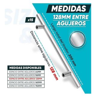 Tirador de puerta BAILROP 30 unidad 