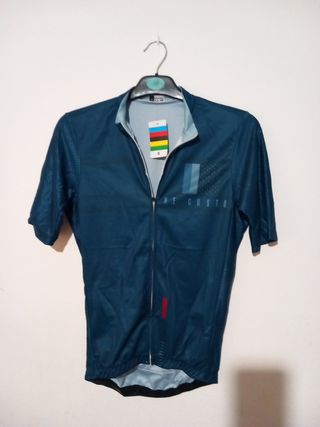 Chaqueta ciclista azul