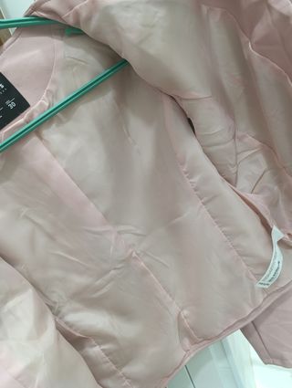 Cazadora polipiel rosa Lefties Talla L