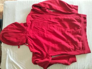 Felpa Jordan Rossa con Cappuccio