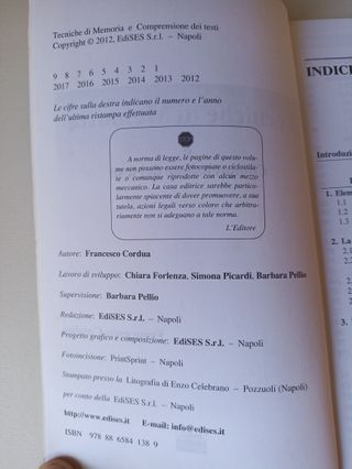 Tecniche di memoria e comprensione dei testi.Edise