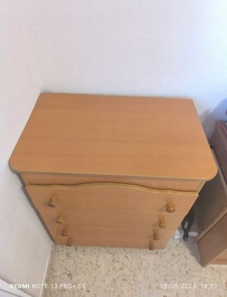 Cómoda bebé con bañera