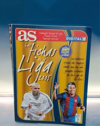 COMPLETO. álbum fichas de la liga 2005