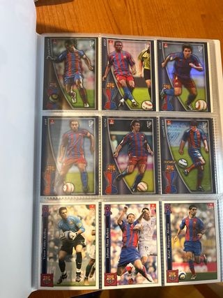 COMPLETO. álbum fichas de la liga 2005