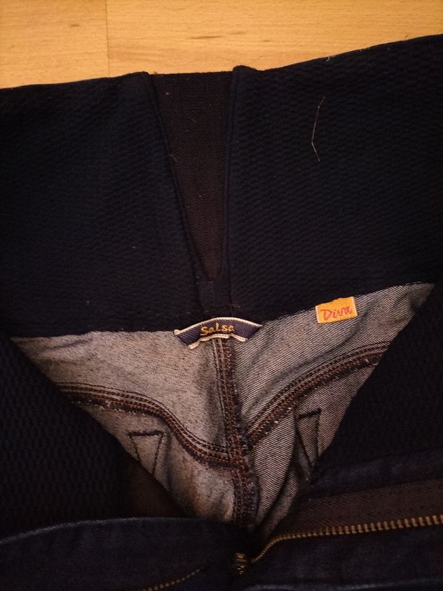 Pantalones vaqueros mujer tiro alto