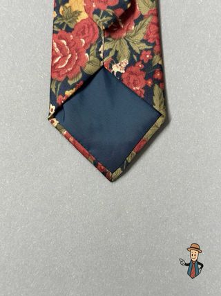 Corbata Bunbury Floral Rosas Poliéster