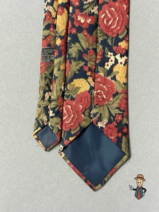 Corbata Bunbury Floral Rosas Poliéster