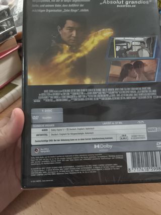 DVD Shang-Chi Marvel Studios