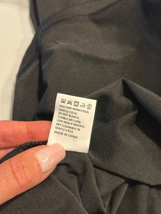 Abito lungo pizzo nero e beige