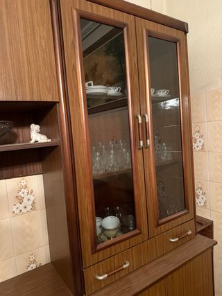 Mueble aparador madera + mesa comedor