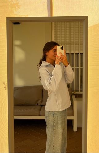 Sudadera Adidas Celeste Talla S Vintage