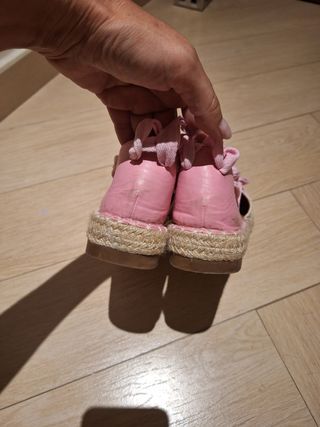 Espardeñas fallera con lazada T39