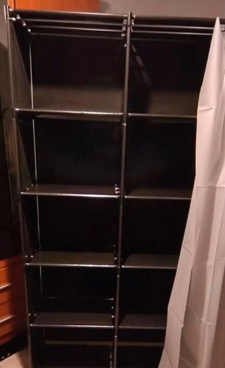 Armario 6 estantes baño toallas auxiliar tela