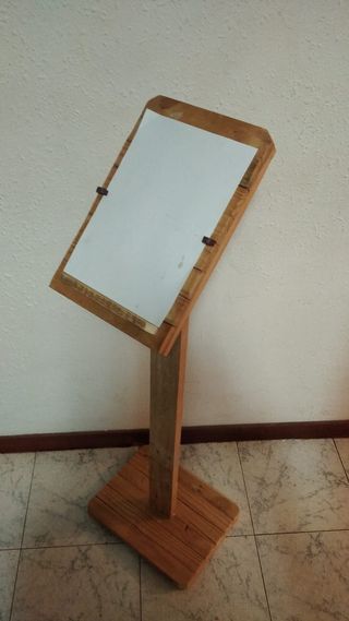 Atril porta menús hosteleria 1 hojas A4 vertical
