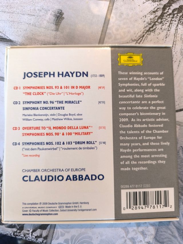 Haydn 7 London Symphonies - Claudio Abbado