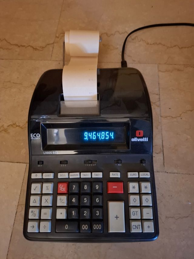 Calcolatrice Olivetti Logos 912
