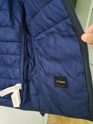 Chaqueta plumífero ligero Lefties azul