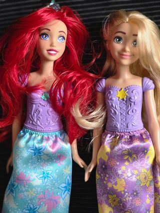 Muñecas Ariel y Rapunzel Disney Princesas