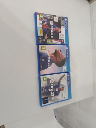 Pack 3 Videojuegos FIFA PS4: 21, 22, 23