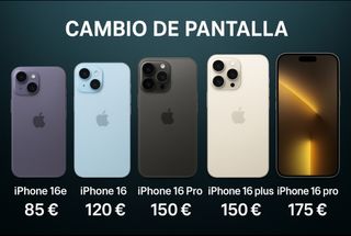 Cambio Tapa Trasera iPhone 16/Pro Max
