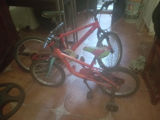 Bicicleta infantil roja y azul t 687022011