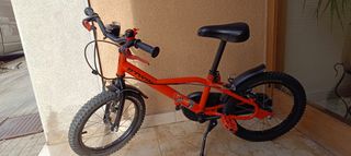 Bicicleta Infantil Btwin 14 Naranja