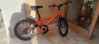 Bicicleta Infantil Btwin 14 Naranja