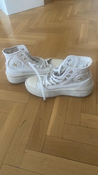 Converse All Star blancas plataforma
