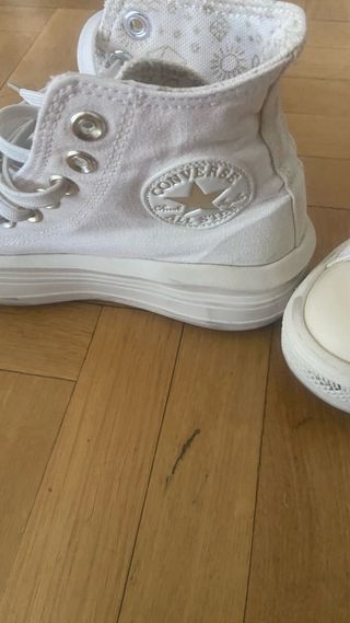Converse All Star blancas plataforma