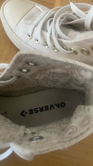 Converse All Star blancas plataforma