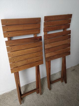 Sillas plegables