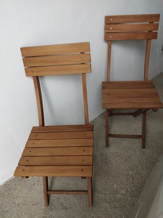 Sillas plegables