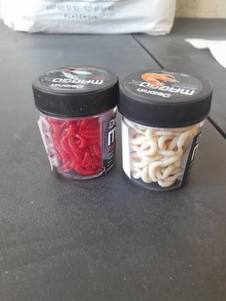 Cebos Maggox Delphin (Rojo y Blanco)