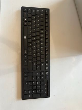 Teclado inalámbrico
Rii Negro Nuevo