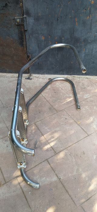 Escalera piscina..tres peldaños...acero inoxidable