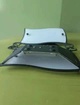 2 Apliques Forja Marrón Diseño Olas