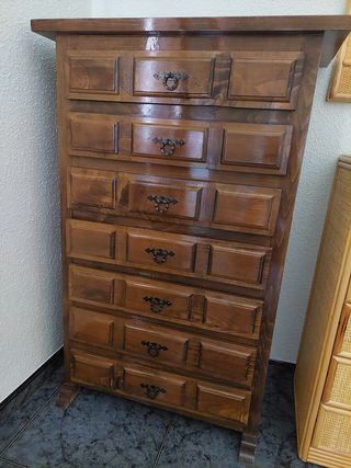 Muebles habitación matrimonio ratán