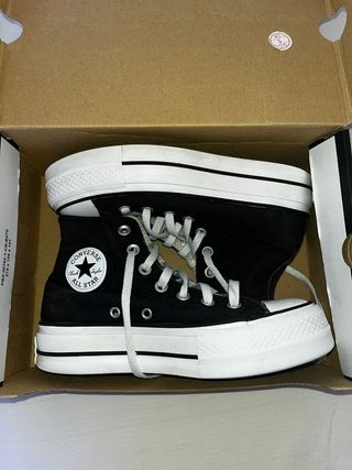 Converse Botas Plataforma Negras Talla [Talla]