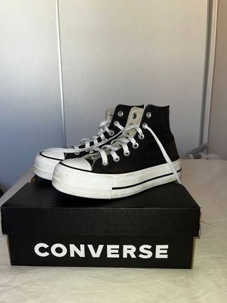 Converse Botas Plataforma Negras Talla [Talla]